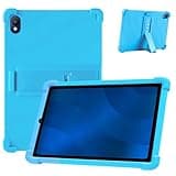 for Onn 7" Core 2026 Tablet Case 7Inch, Shockproof Four Corner Airbag Protection,Soft Silicone Edge Cover with Built-in Stand,Heavy Duty Protective Sleeve for Onn 7" Core,Sky Blue