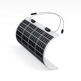 Renogy Flexible Solar Panel 50 Watt 12 Volt Monocrystalline Ultra-Flexible Bendable Mono Off-Grid Charger for Marine RV Cabin Van Car Boat Curve Surfaces
