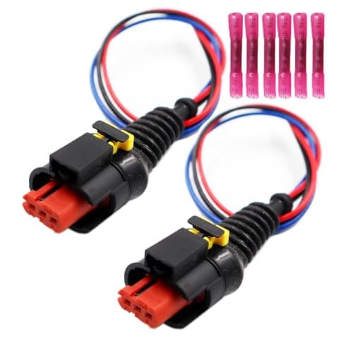 IBVIBV 2pcs Ignition coil connector Compatible with Dodge Dart 2013-2016 68081914AC Pigtail Harness Plug Kit