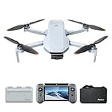 Potensic Atom 2 Fly More Combo with RC PTD 1, Drones with Camera for Adults 4K Video, 8K Photo, 10KM Transmission, 96 Mins Flight, 3-Axis Gimbal, AI Track, Vertical Shooting, AI Night Shot, Under 249g