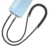CATHATRR Metal Phone Lanyard Clip with Double Rings Strap Patches Not Loss Double Hook Phone Lanyard Side Mount Pad Portable