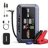 Jump Starter with Air Compressor, 8000A 160 PSI Portable Car Battery Jump Starter with LCD Display, 65W USB-C Fast Charging, All-in-One Emergency Jump Box for All Gas 14L Diesel
