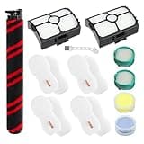 Alrens HZ3002 Replacement Filters and Roller Brush Kit for Shark HZ3000 HZ3002 Stratos Ultralight Corded Stick Vacuum, Includes Roller Brush, Filters, Foam & Felt Filters & Odor Neutralizer