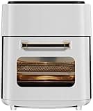 15L Air Fryer with Touchscreen, 4.5Qt Basket for Families, 3D Surround Heating, Anti-Dry Burn Protection, Digital Electric Cooker Oven, US Plug, Easy Cleanup