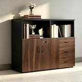 YCZYCZ Lateral File Cabinet with Lock, Metal Office Storage Cabinet, 2 Drawer Lateral File Cabinets for Home Office, A4 Letter Size, Heavy Duty Steel Filing Cabinet for Documents Storage