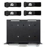 GEOLYNX Wall Mount | Vented Computer UPS NAS Server Workstation Uninterruptible Power Supply Wall Bracket Kit with Hardware & Straps + 80mm Case Fan Attachment Points (Fans Not Included) (Small)
