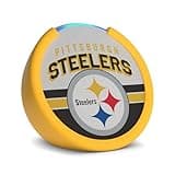 Amazon Echo Pop (newest model) | Officially Licensed NFL Limited-Edition | Pittsburgh Steelers ('25-26 Season Design)