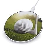 Sport Golf Ball Wireless Charger Magnetic Phone Induction Charger 10w Fast Wireless Charging Station Compatible with iPhone 17 16 15 14 13 12 Pro Max Samsung Galaxy S25 S24 S23