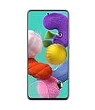 Samsung Galaxy A51, 128GB + 6GB RAM, Black - Unlocked (Renewed)
