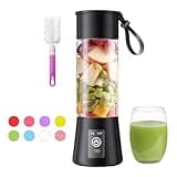 Cordless Portable Personal Size Blender - 2026 Upgraded New Blender for Shakes and Smoothies with 13 Oz BAP Free Juice Cup, USB Rechargeable Freshly Squeezed for Picnic/Sports