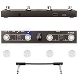 M-VAVE Chocolate Plus Chocolate Wireless MIDI Controller, Bluetooth Pedal Footswitch MIDI Wireless Pedal with Footswitch Topper & Audio Cable