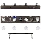 M-VAVE Chocolate Plus Chocolate Wireless MIDI Controller, Bluetooth Pedal Footswitch MIDI Wireless Pedal with Footswitch Topper & Audio Cable