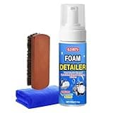 Car Interior Foam Cleaner,Powerful Stain Eliminator car interior cleaner Car Carpet,Clean Cars Seat Carpet Upholstery Deep Inside Cleaning Remove Stain from Leather Fabric Vinyl Plastic150ML/5.1Oz