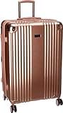 Kenneth Cole REACTION Renegade Luggage Expandable 8-Wheel Spinner Lightweight Hardside Suitcase, Rose Gold, 28-Inch Checked