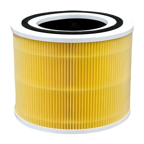 Compatible For Levoit, 3-in-1 360° Whole-Room Purification H13 True HEPA Activated Carbon Replacement Filter for Core 300 300S Air Purifier Parts(1pcs)