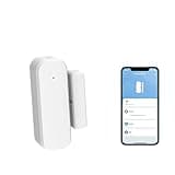 Loopo WiFi Door Window Sensor, Smart Contact Sensor with App Alerts, Compatible with Alexa & Google Assistant, Tuya Smart Life App Door Open Detector, 2.4GHz WiFi Only, No Hub Required, , 4 Pack
