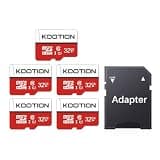 KOOTION 32GB Micro SD Card 5 Pack, Class 10 MicroSDHC Flash Memory Card with Adapter UHS-I, Full HD, C10 TF Card for Smartphone