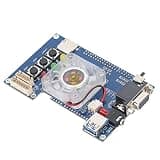 Omquot IO Card Analog Video Output, VGA Port, Replacement Board for 3.5mm FPGA Fan, Applicable Headset, Stage Color, Weight 70g