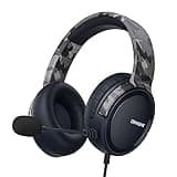 BINNUNE Gaming Headset with Mic for PS4 PS5 Xbox Series X|S Xbox 1 PC NS, Wired Gaming Headphones with Microphone for PS 4|5 Xbox1