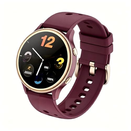ICOMTOFIT Smart Watches for Women, Fitness Tracker with 100+ Sports Modes, Heart Rate & SpO2 Monitor, Compatible with Android & iPhone for Men & Women