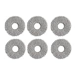 Compatible for ECOVACS, X5,Compatible for Omni, MAX Mop Cloths Parts PRO/X5 Pro Ultra/X5 Plus Robot Vacuum Cleaner Pads(6pcs)