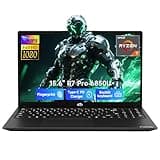 NIMO 15.6" Light-Gaming-Laptop, 8 Cores AMD Ryzen 7 Pro 6850U 32GB RAM 1TB SSD (Beat i7-1360P Up to 4.7GHz) Radeon 680M 100W Type-C FHD Backlit Keyboard for Content Creators & Business Student