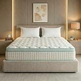 Simbrcx Twin Size Mattress 12 Inch, Hybrid Mattresses Medium Firm Mattress Bed in a Box, Memory Foam and Individual Pocket Springs, Fiberglass Free & Pressure Relief, CertiPUR-US, 76"×39"×12"