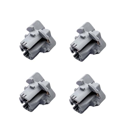 4 Pcs 9007560027 Rear Turn Signal Light Socket Holder, Tail Indicator Base Replacement Compatible with Toyota Echo 2000-2003 Yaris 2007-2016 Direct Replaces 90075-60027