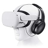 SARLAR VR Gaming Headphones for Quest 2/Quest 3 Increase VR Immersion, Custom Length Cable, Optimized Gaming Audio Driver, Memory Protein Ear Pads Noise Isolating and Other Accessories