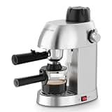 CASABREWS 3.5 Bar 4 Cup Espresso Cappuccino Machine with Milk Frother