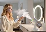 UEISODC bedroom humidifier, desktop USB humidifier, car air freshener, relieves tight skin, cough, nasal congestion, allergies and dry air,With automatic shutdown, silent operation
