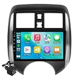 9-inch Linux Car Stereo for Nissan Versa Note 2014-2018 IPS Touchscreen Screen Car Radio with Carplay & Android Auto Support Aftermaket Camera FM Bluetooth SWC