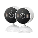 Tapo 2K Indoor/Outdoor Wired Security Camera - Works as a Baby Monitor & Pet Camera, Person/Motion/Baby Cry Detection, 2-Way Audio, Siren, Subscription-Free SD Storage or Optional Cloud, C113 (2-Pack)