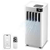 Augsmile Portable Air Conditioner 16,000 BTU with WiFi App Control, 5-in-1 AC Unit (Cool, Fan, Dehumidifier, Sleep, Timer) for Rooms up to 850 sq ft, Leak-Proof Design, Window Kit
