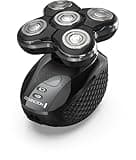 Remington Balder Pro XR7000 Head Shaver for Bald Men, Cordless Electric Razor, 5 Dual Track Rotary Blades, Waterproof Wet/Dry, Lithium Rechargeable, Hair Capture Chamber, Pop-Up Trimmer