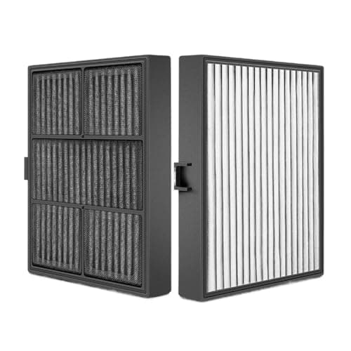 2Pcs Composite HEPA Activated Carbon Filter, Compatible For Amway,121637CH, Car Air Purifier Replacement Parts
