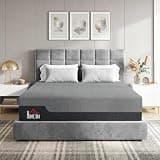 HOMCOM Queen Mattress, 12 Inch Gel Cooling Memory Foam Mattress for Cool Night Sleep, Graphene Bed in a Box for Pressure Relief, with Washable Cover, Made in USA, CertiPUR-US Certified, Medium Firm