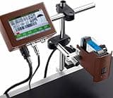 Industrial Inkjet Printer, Automatic Coding Machine for Text Barcode Batch Number Label Image Date Printer 25.4mm