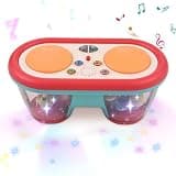 Aumotop Electric Music Drum Interactive Night Light Clapping Drum for Musical Instruments Enthusiasts (Green)