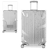 Yotako Clear PVC Suitcase Cover Tough Protector, 28 Inch Luggage Covers for Wheeled Suitcase 28"