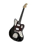 Offset Solid Body Electric Guitars, 39 Inch Black Guitar Floating Tremolo, Guitarra Electrica for Indie Rock & Stage