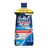 Finish Jet-Dry Dishwasher Rinse Aid, Compatible with Dishwasher Detergent, Prevents Spots & Residues, Dries, Shine & Protects, 32 oz, 315 washes