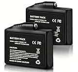 Svenirven Battery for 7.4V 3500mAh Batteries Rechargeable Batteries for Heated Gloves Liners Mittens Socks Hand Muff Heated Socks Hats Jacks.2PCS