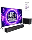 ULTIMEA Sound Bar with Wireless Subwoofer, 240W Peak Power, VoiceMX & BassMX, App Control, 2.1ch Soundbar for Smart TV, Adjustable Bass, HDMI, Optical, Bluetooth 6.0, Poseidon M30 (2026 Model)