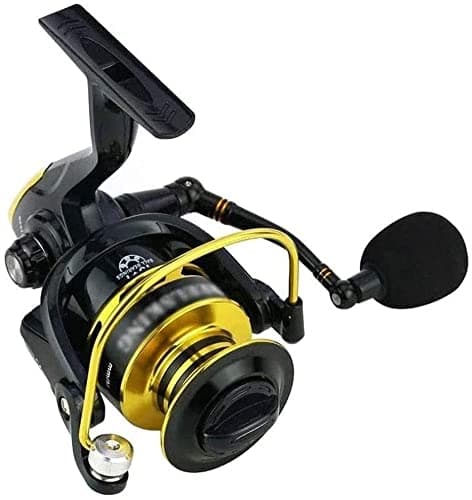 SMSOM Fishing Reels, Spinning Reel, 13+1 Durable & Corrosion Resistant Ball Bearing System, Left/Right Interchangeable Handle, Freshwater Spinning Fishing Reels (Size : SF1000)