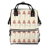 Pioyoku Bowling Pins (1) Print Diaper Bag Backpack -Multifunction Travel Baby Diaper Bag,Baby Bags For Girls Boys