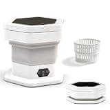 Portable Washing Machine, 16L Upgraded Mini Washer with Spin Basket Laundry Machine for Underwear, Delicate Clothes, and Light Laundry; Ideal for Travel, Dorms