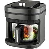 OBKSEB Air Fryers Household Large Capacity Visible Hot Electric Fryer