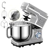 7.5QT Stand Mixer, 10-Speed Tilt-Head Electric Mixer with 660W Motor, Stainless Steel Bowl with Handle, Dough Hook, Whisk, Beater & Splash Guard – Quiet Kitchen Mixer for Baking & Dough