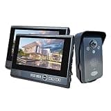 7 Inch Wireless Video Intercom in a Private Home Punchless Intercom Video Intercom Doorbell Intercoms for Apartment Easy Installation (Size : 818-2D-3S) (8181D2S)
